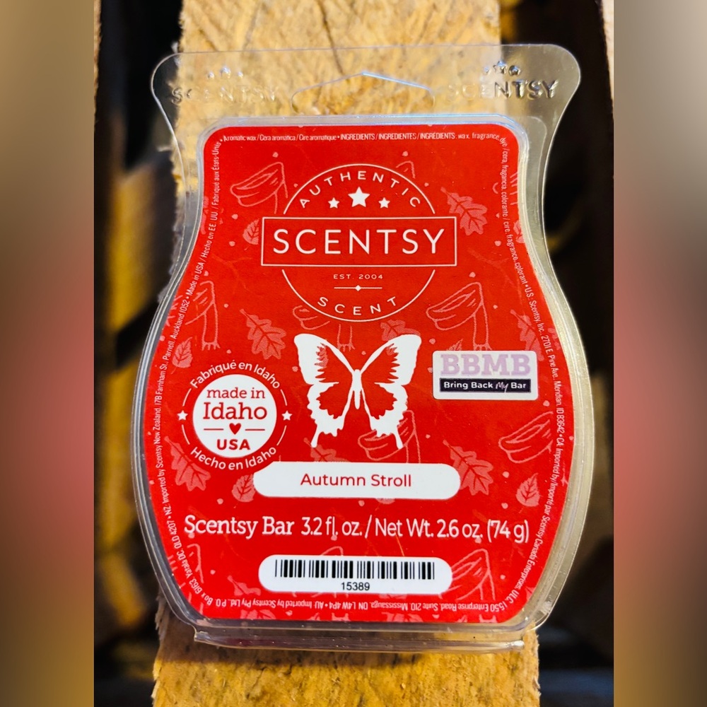 Scentsy Wax Bar Autumn Stroll 🍂 BBMB Discontinued • New/Unused